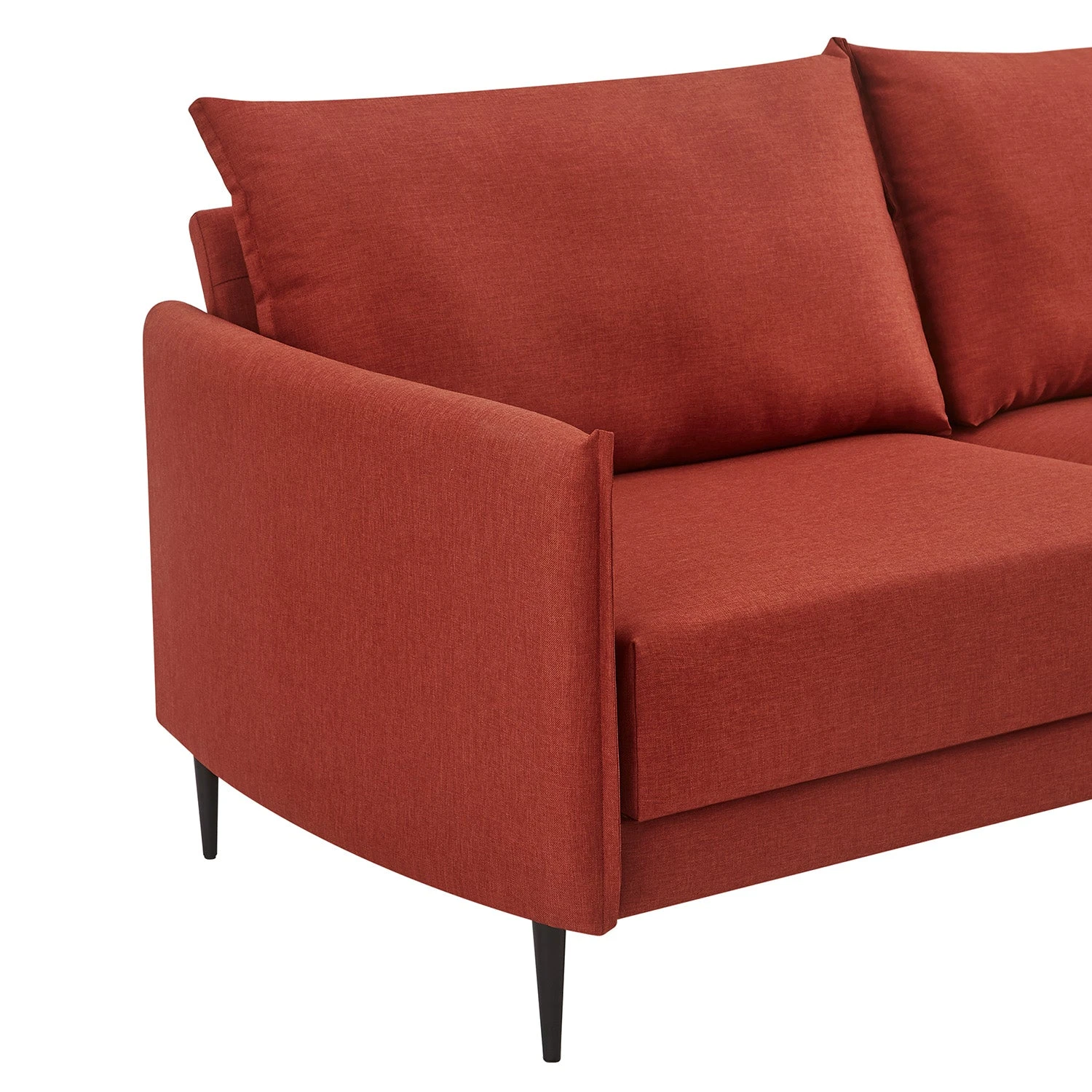 Bari Burnt Ochre Fabric Sofa - Image 11