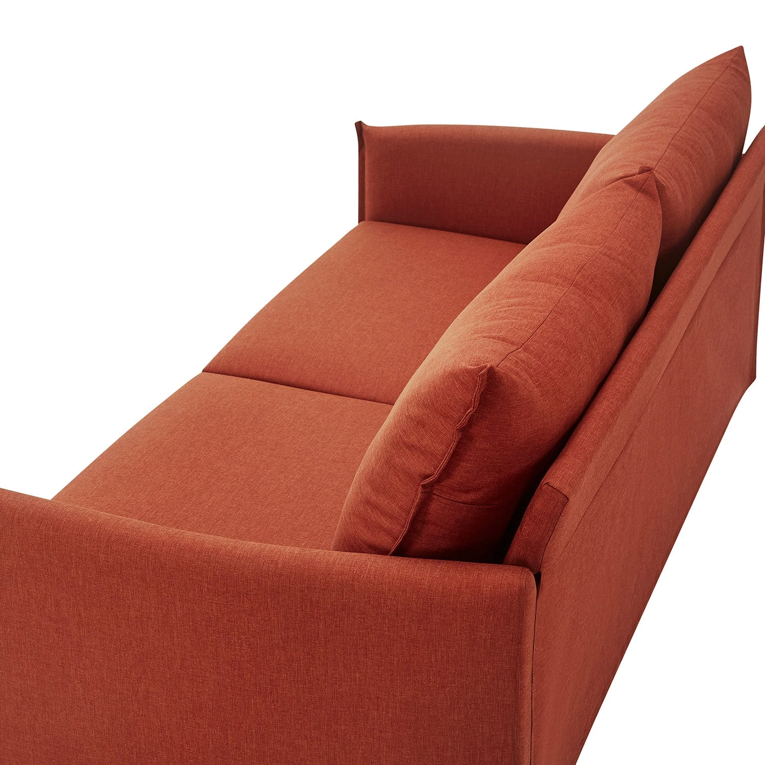 Bari Burnt Ochre Fabric Sofa - Image 12