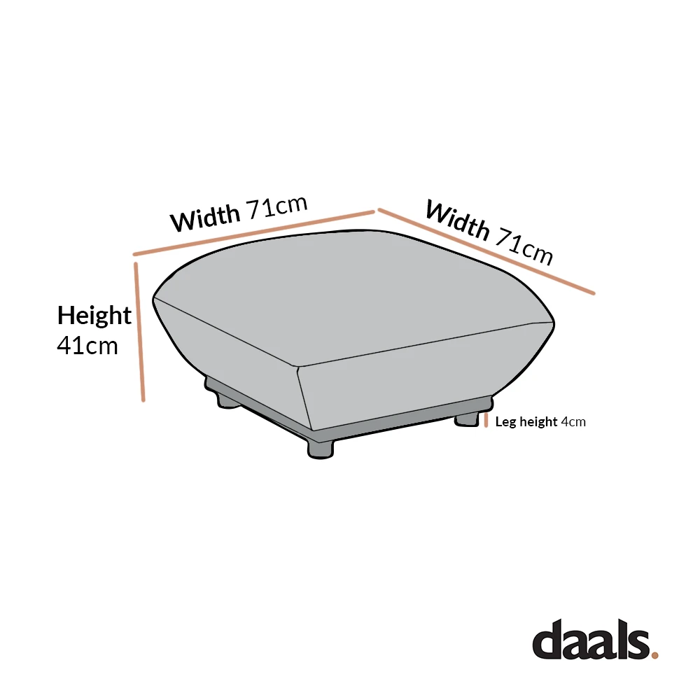 Gianni Pouffe, Mink Velvet - Image 6