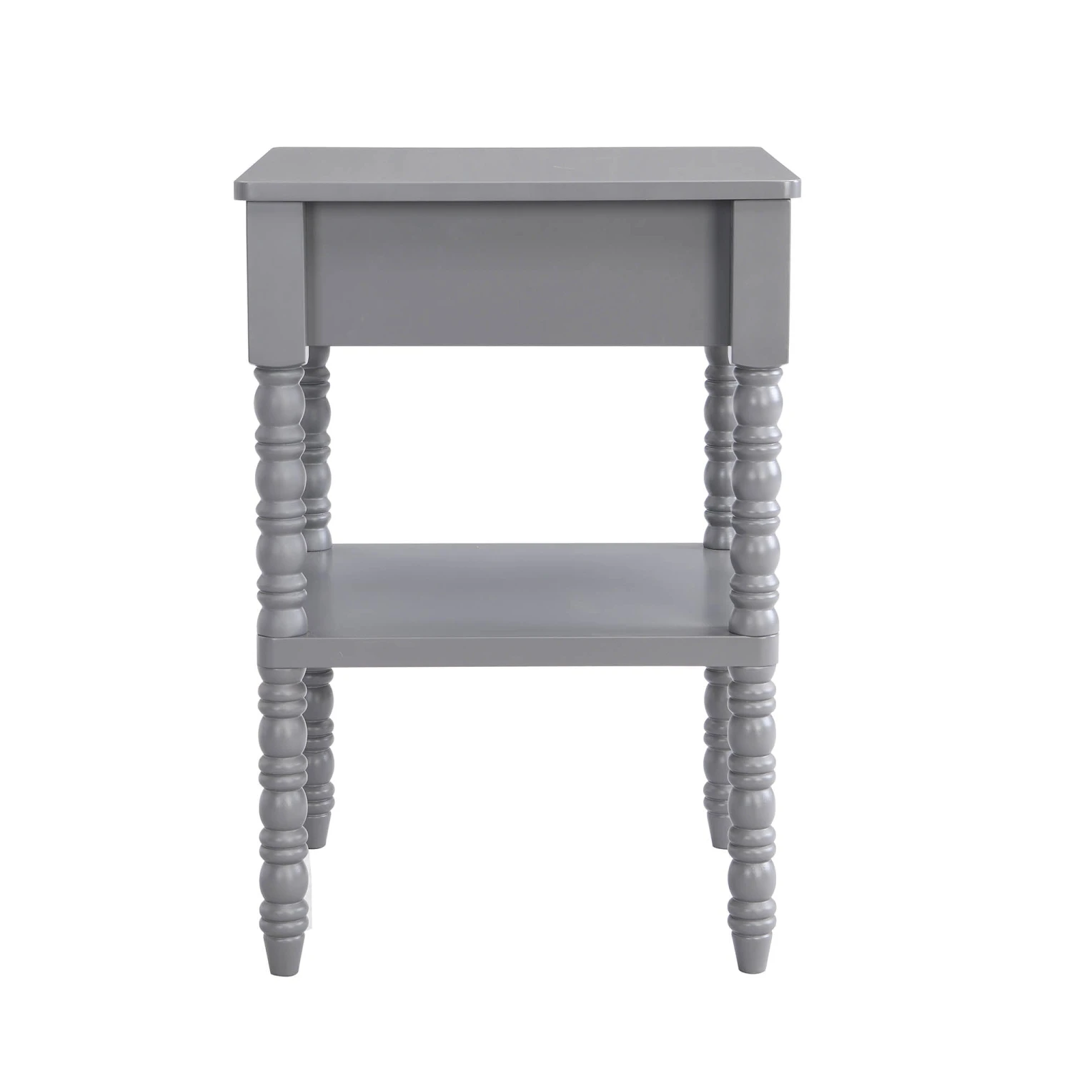 Aldwinke Dark Grey Bobbin 1 Drawer Side Table - Image 7