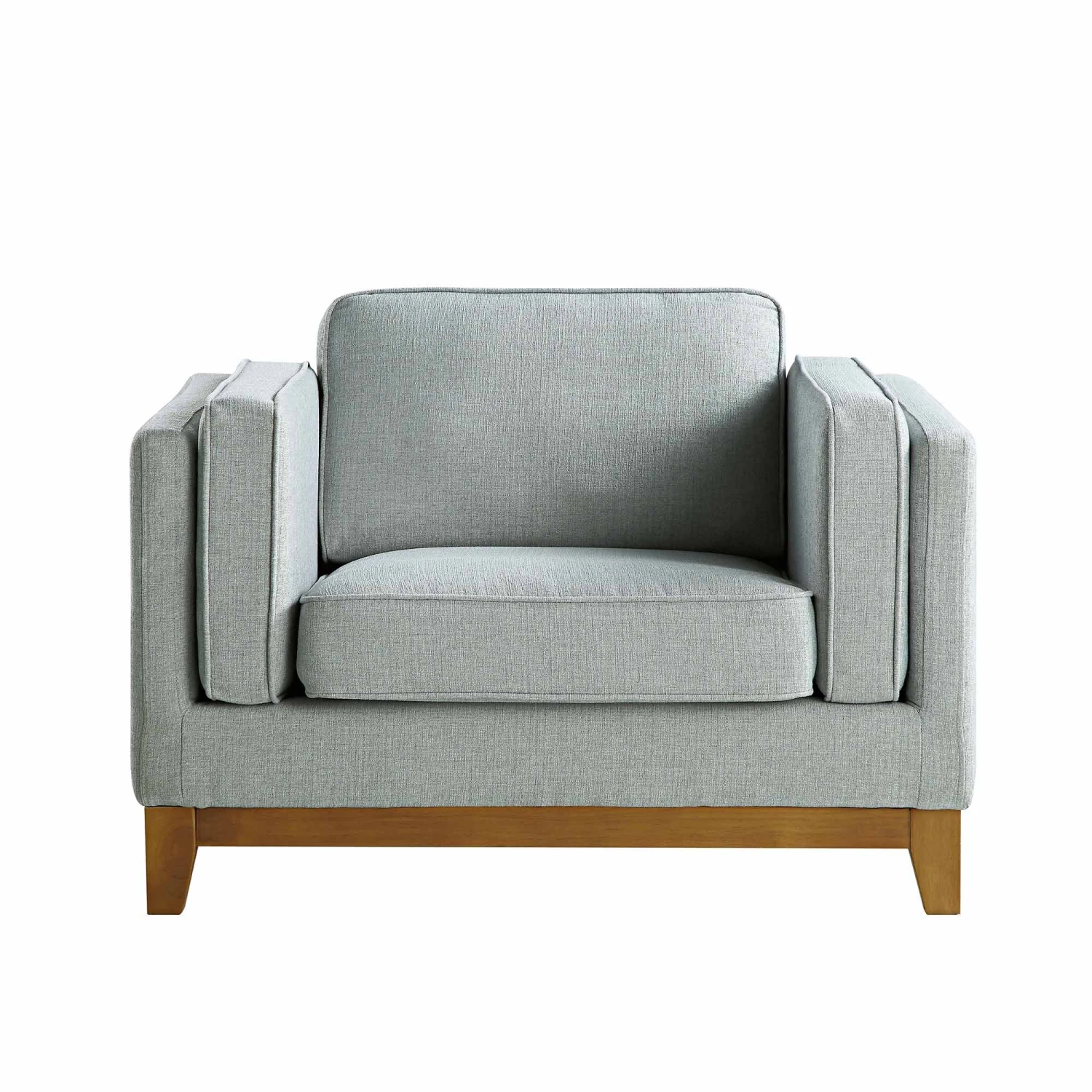 Dipley Sage Fabric Sofa, 1-Seater - Image 6