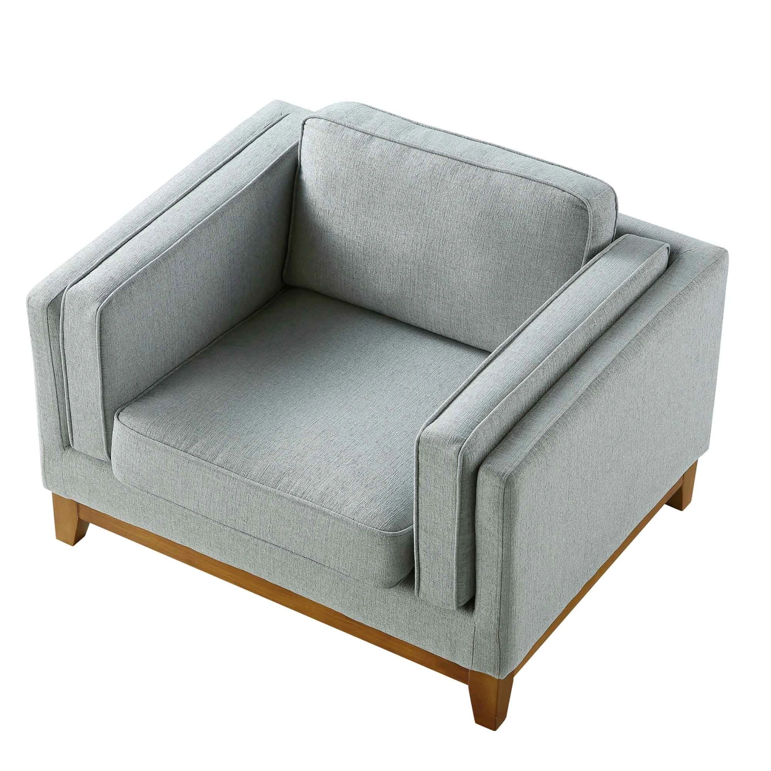 Dipley Sage Fabric Sofa, 1-Seater - Image 8