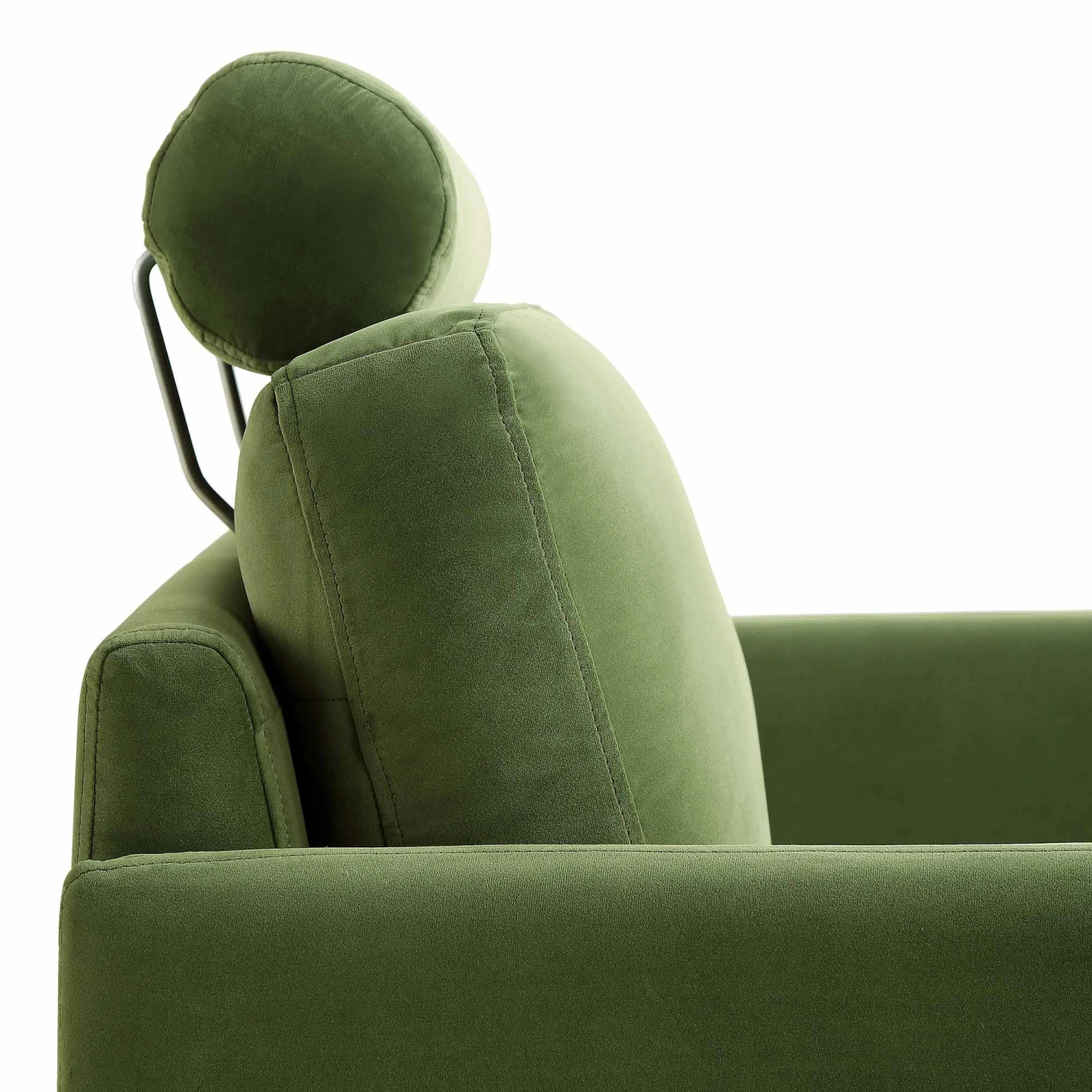 Timber Fern Green Velvet Armchair - Image 12