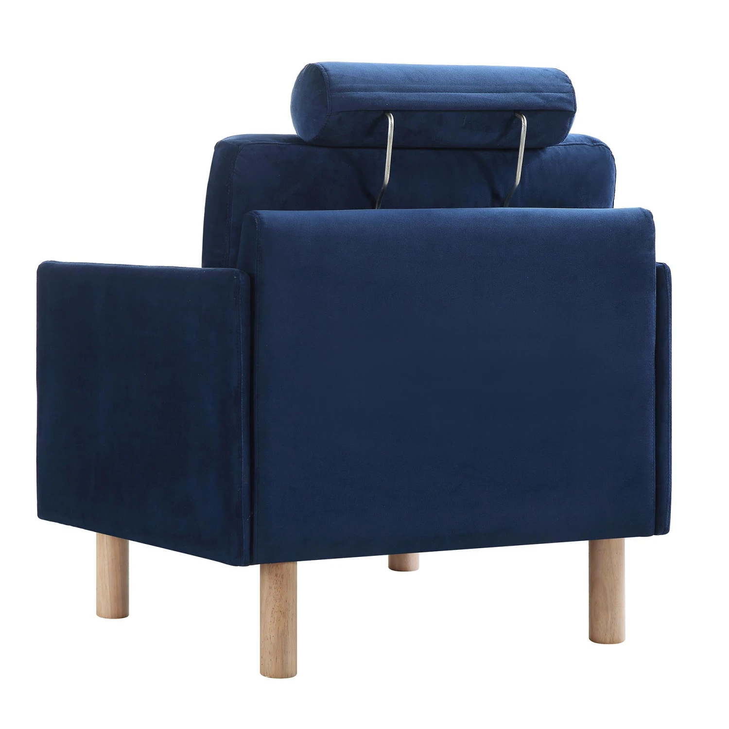 Timber Navy Blue Velvet Armchair - Image 10
