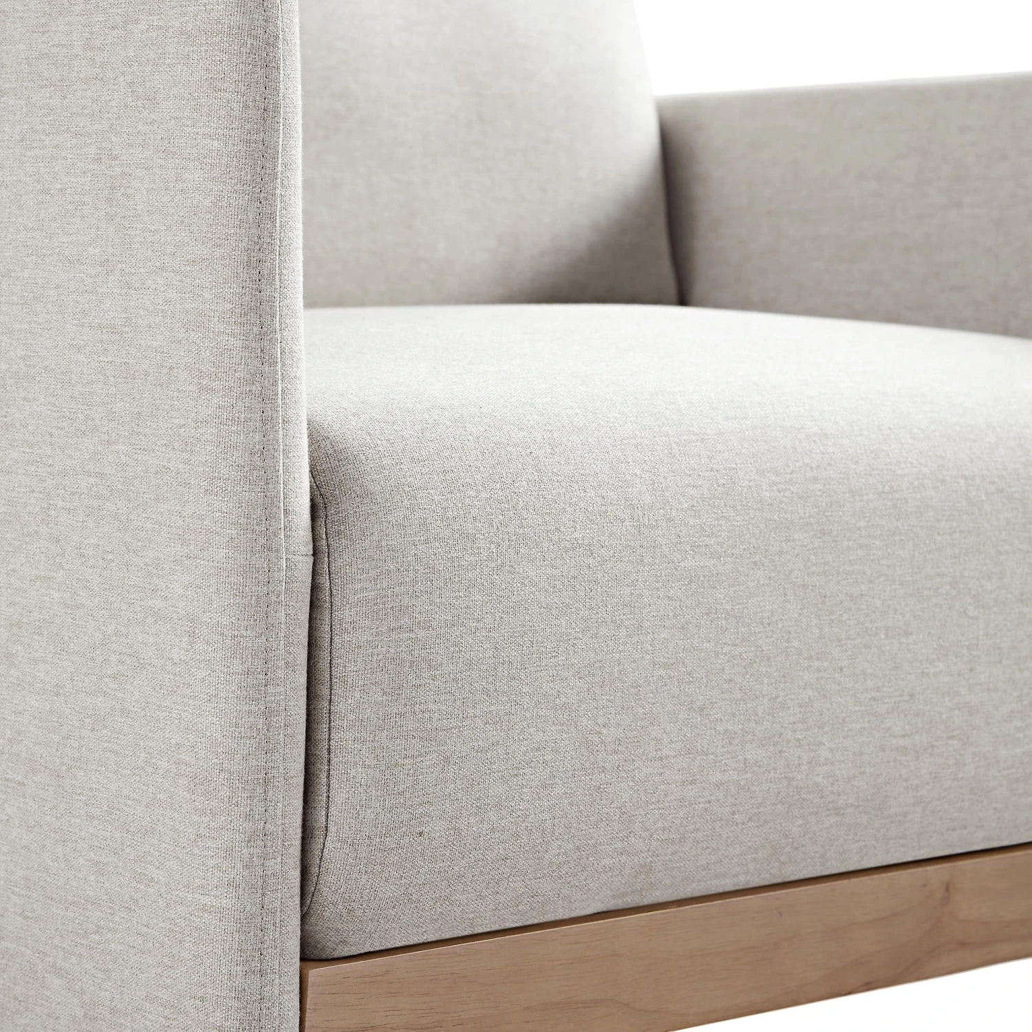 Timber Oatmeal Fabric Armchair - Image 11