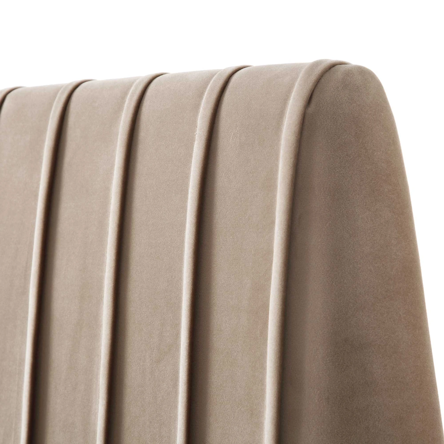 Helia Pleated Ottoman Storage Bed, Taupe Velvet - Image 13