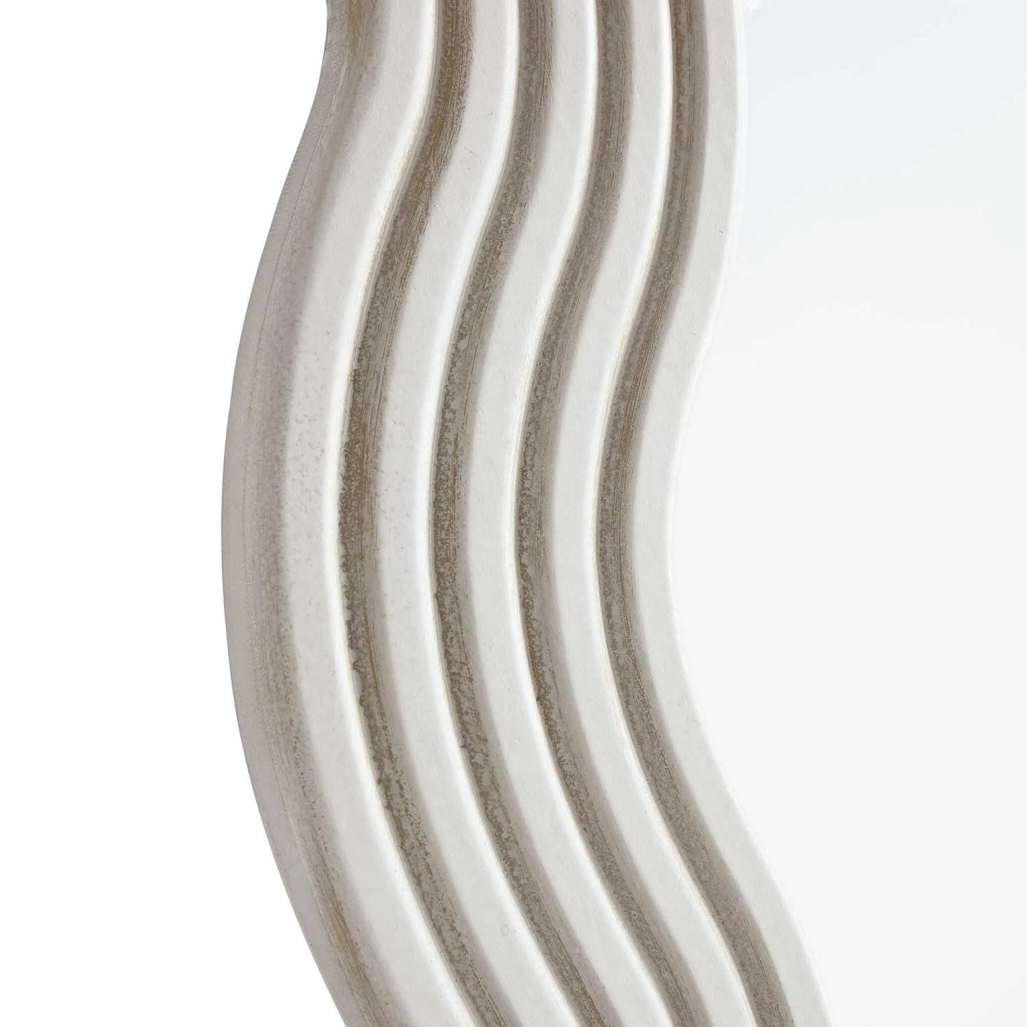 Venus Full Length Wave Mirror 180 X 100 Cm, Washed White - Image 7